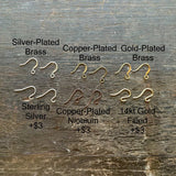 Amethyst Tree of Life Dangle Earrings ~ Silver/Copper