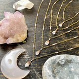 Moonstone Magic Copper Necklace (20") ~ Option C