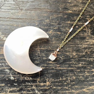 Moonstone Magic Copper Necklace (20") ~ Option C