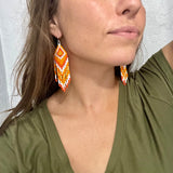 Blossom Earrings - ORANGE