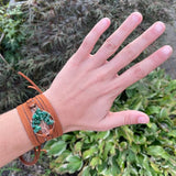 Aventurine Tree of Life Wrap Bracelet ~ Copper
