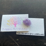 "happy birthday" Tree of Life Handmade Seed Paper Card