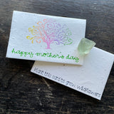 "happy mother's day" Tree of Life Handmade Seed Paper Card