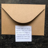 Tree of Life Handmade Seed Paper Card